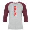 ATC0822 - EUROSPUN RING SPUN BASEBALL TEE Thumbnail